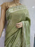 349010  259002 Premium Batik Saree – Light Green
