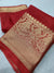 270003 Kanjiwaram Style Banarasi Saree - Red