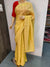 282003 Designer Party Wear Pure Dola Silk Saree - Mustard Yellow