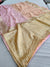 106002 Pure Georgette Organza Saree With Zari Weaving - Pink Peach