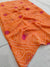 303004 Ladu Bandhani Saree - Orange