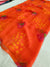 309001 Bandhani Saree - Orange