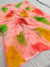 382003 Semi Chiffon Saree Digital Print Saree - Pinkish Peach