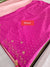 141002 Designer Cutdana Work Saree with Bandhnai Patch work - Pink