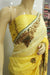 Pure Russian Silk Yellow Shaded Designer Saree