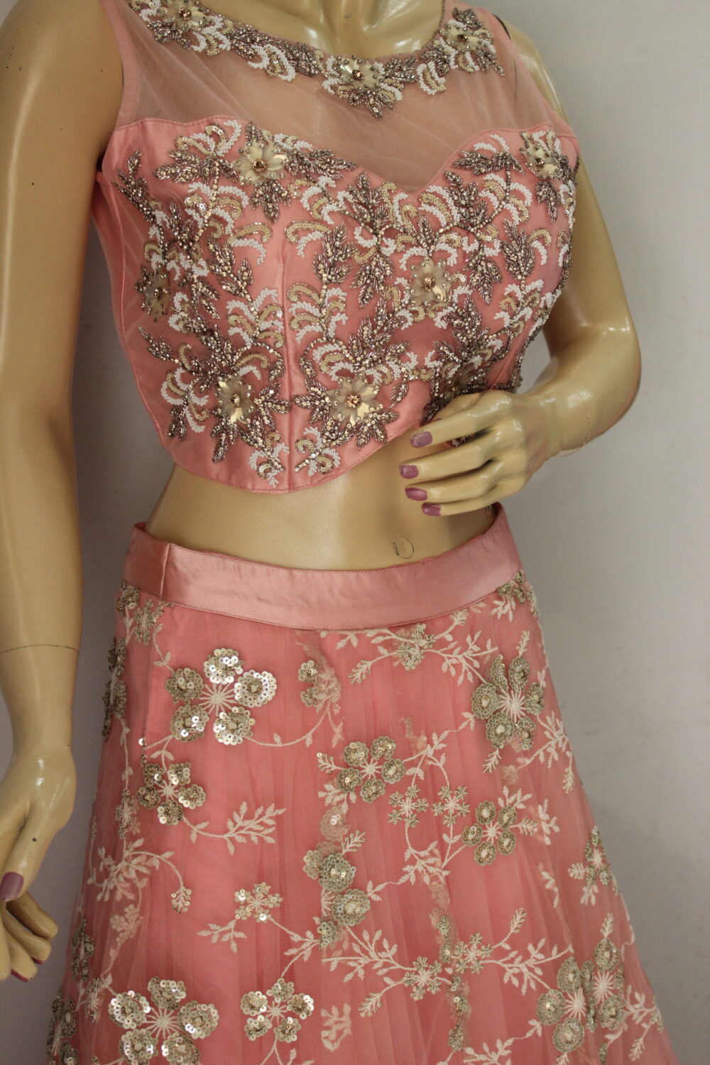 Designer Crop Top Lehanga