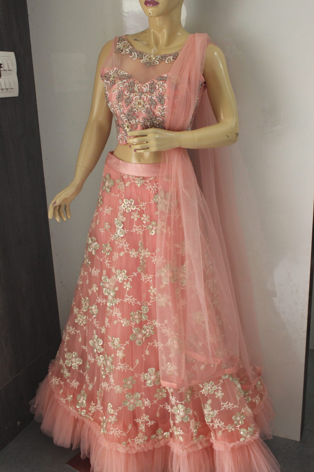 Designer Crop Top Lehanga