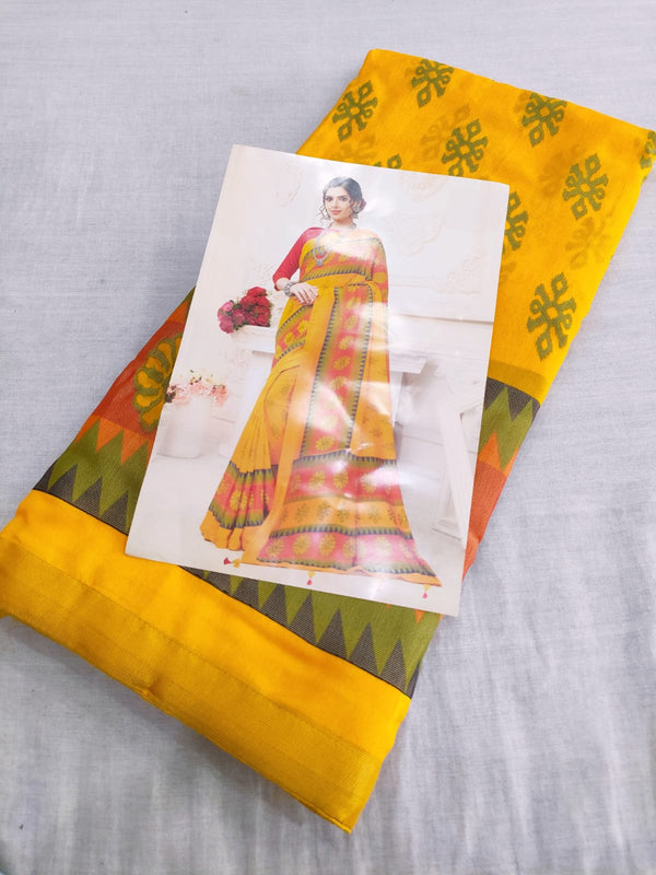 411004 Designer Brasso Saree