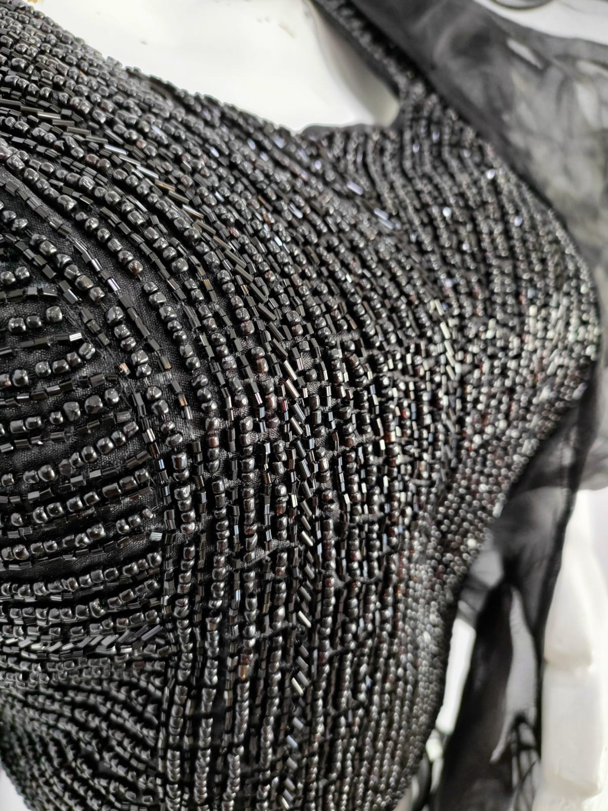 153002 Trendy Heavy Black Crop Top With Lehenga With Net Dupatta